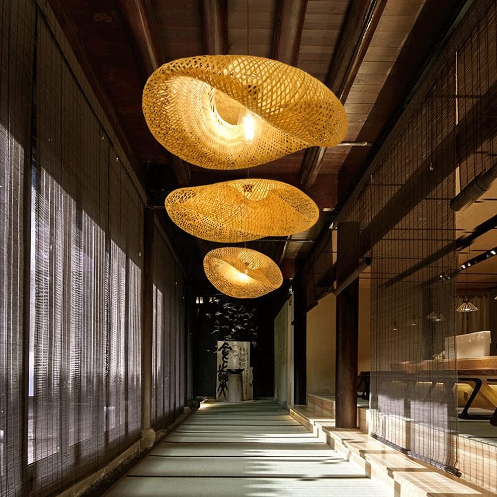 Modern Bamboo Kitchen Island Pendant Light