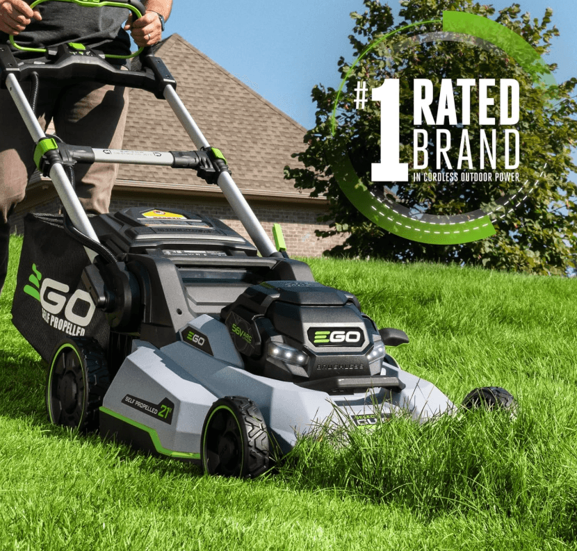 EGO Power+ Select Cut LM2156SP 21 in. 56 Volt Battery Self-Propelled Lawn Mower with 10Ah Battery and 700W Turbo Charger,Black - Image 2